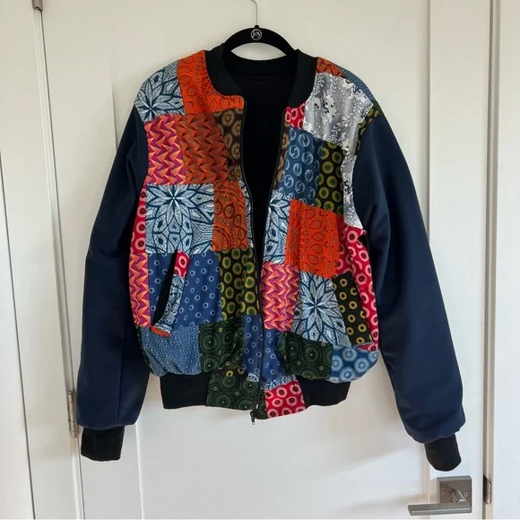 Unique Handmade South African Patchwork Quilt Jacket - Picture 1 of 6